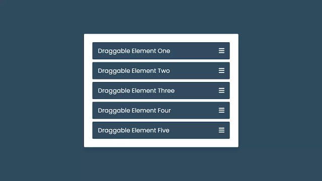 Drag & Drop List or Draggable List using HTML CSS & JavaScript