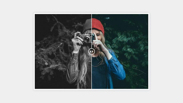 Awesome Image Comparison Slider using HTML CSS & JavaScript